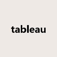 tableau是什么意思