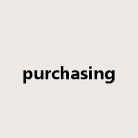purchasing是什么意思