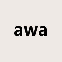 awa是什么意思