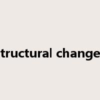 structural changes是什么意思