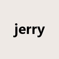 jerry是什么意思