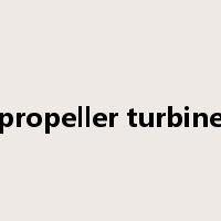 propeller turbine是什么意思