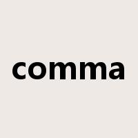 comma是什么意思