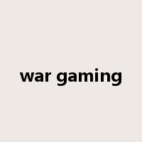 war gaming是什么意思