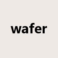 wafer是什么意思
