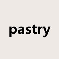 pastry是什么意思