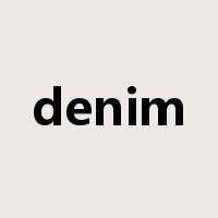 denim是什么意思