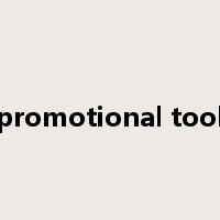 promotional tool是什么意思