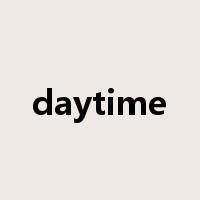 daytime是什么意思