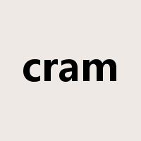 cram是什么意思