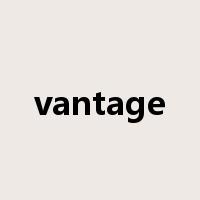 vantage是什么意思