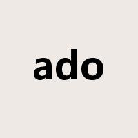 ado是什么意思