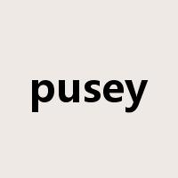 pusey是什么意思