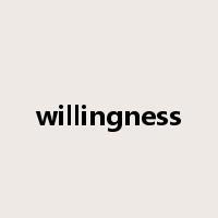 willingness是什么意思