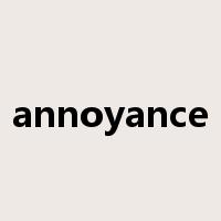 annoyance是什么意思