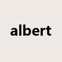albert是什么意思