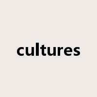 cultures是什么意思