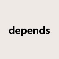 depends是什么意思