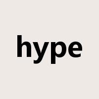 hype是什么意思