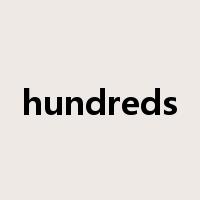 hundreds是什么意思