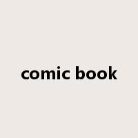 comic book是什么意思
