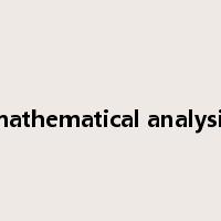 mathematical analysis是什么意思
