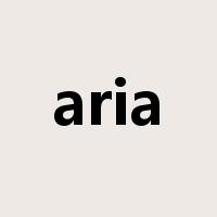 aria是什么意思