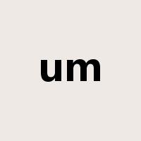 um是什么意思