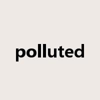 polluted是什么意思