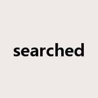 searched是什么意思