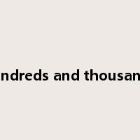 hundreds and thousands是什么意思