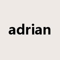 adrian是什么意思