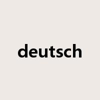 deutsch是什么意思